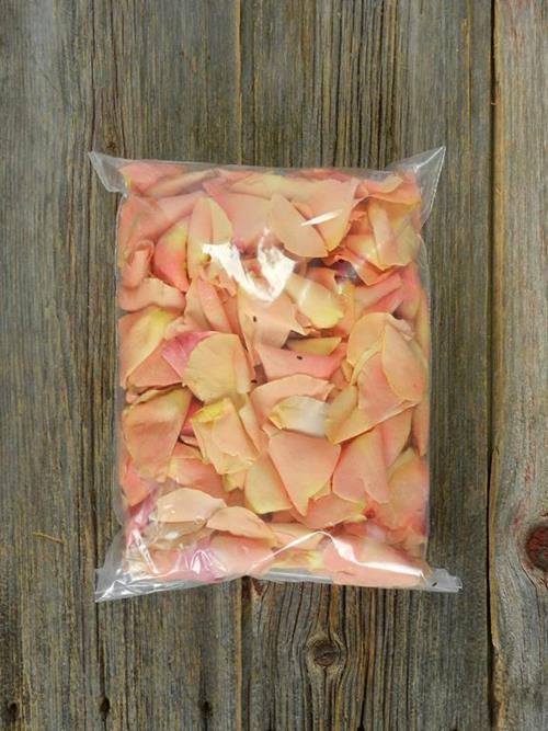 360 GRAMS PEACH ROSE PETALS